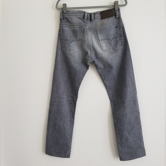 Diesel Men's Viker Regular Straight Fit Jeans size W 27 L 30 Wash 008QP or Gray - Picture 5 of 16
